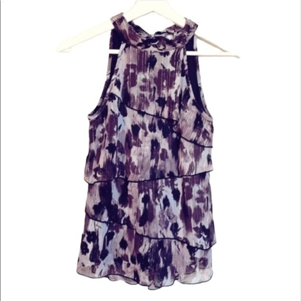 iZ Byer Purple Halter Blouse